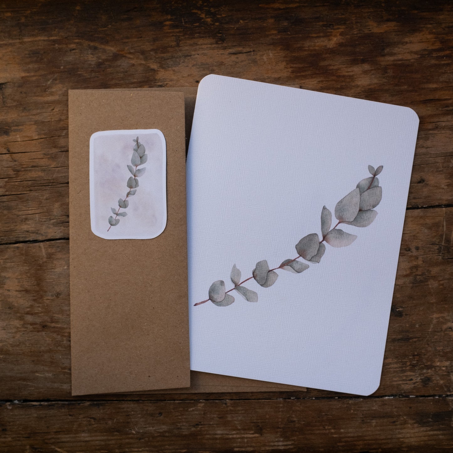 Carte Branche d'eucalyptus