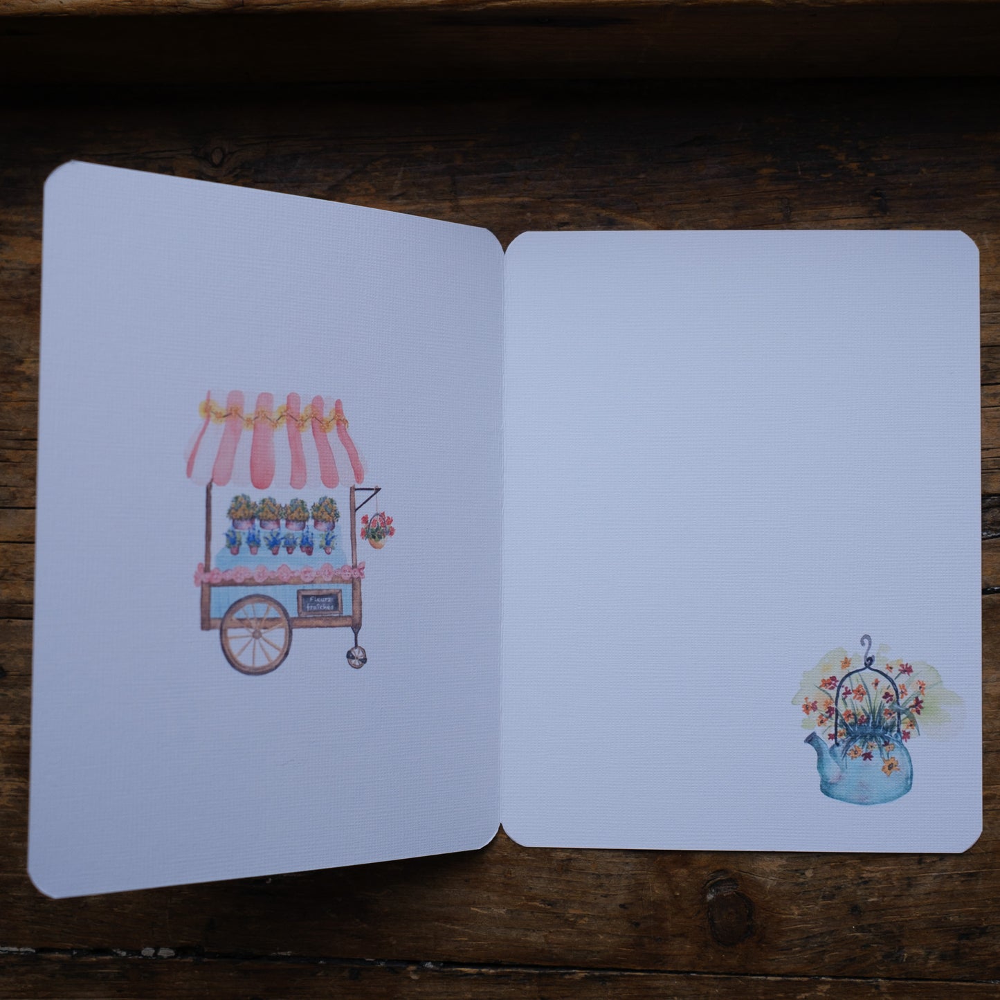 Carte Kiosque de fleurs
