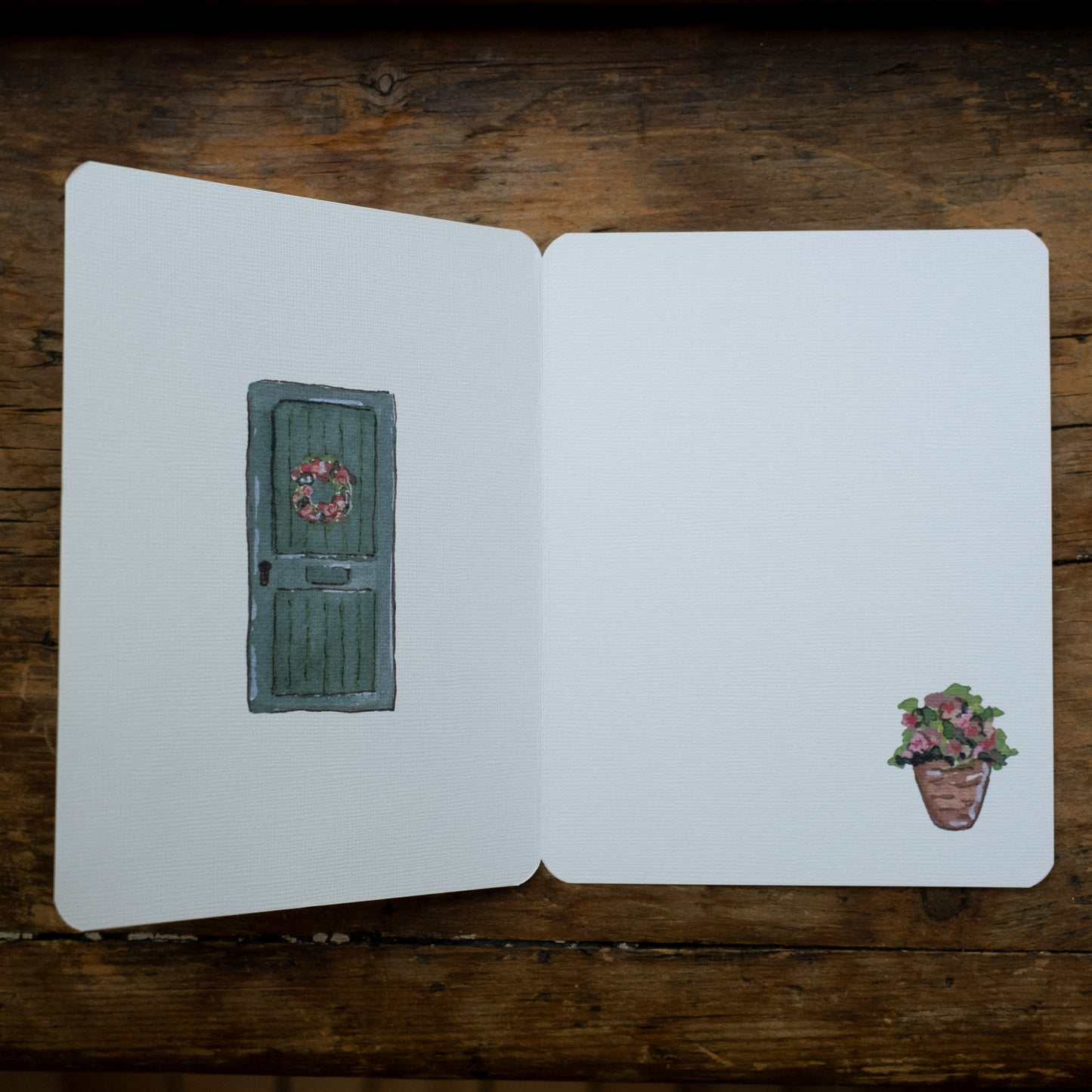 Carte - Cottage fleuri