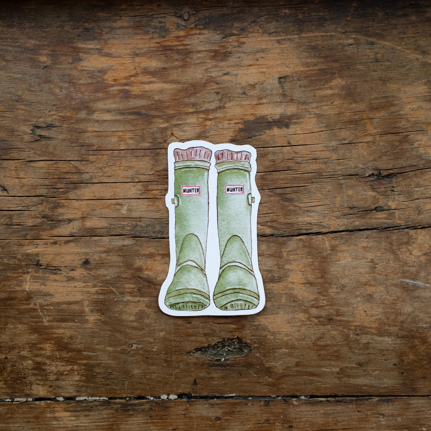 Autocollant - Bottes d'eau