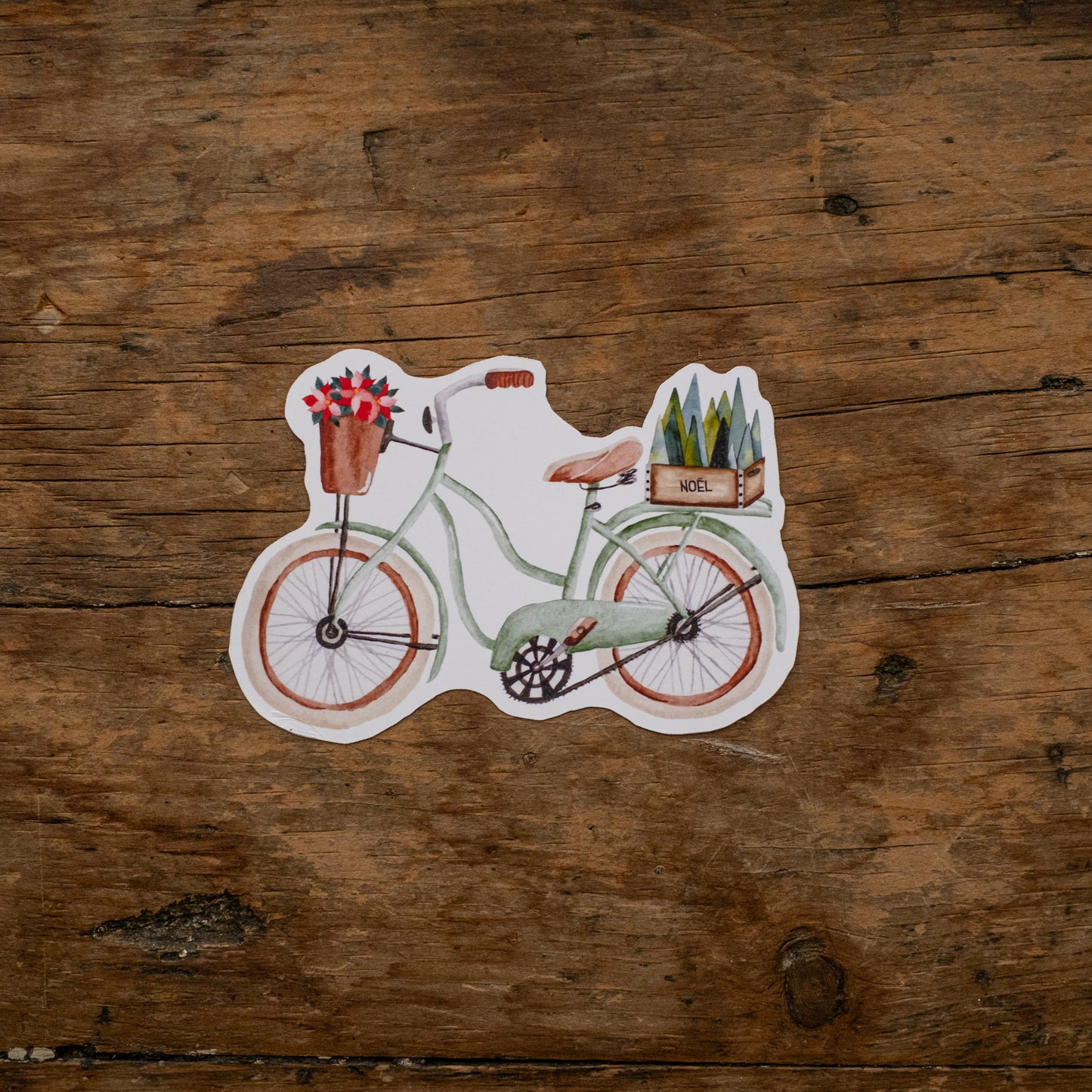 Autocollant - Livreur de sapins