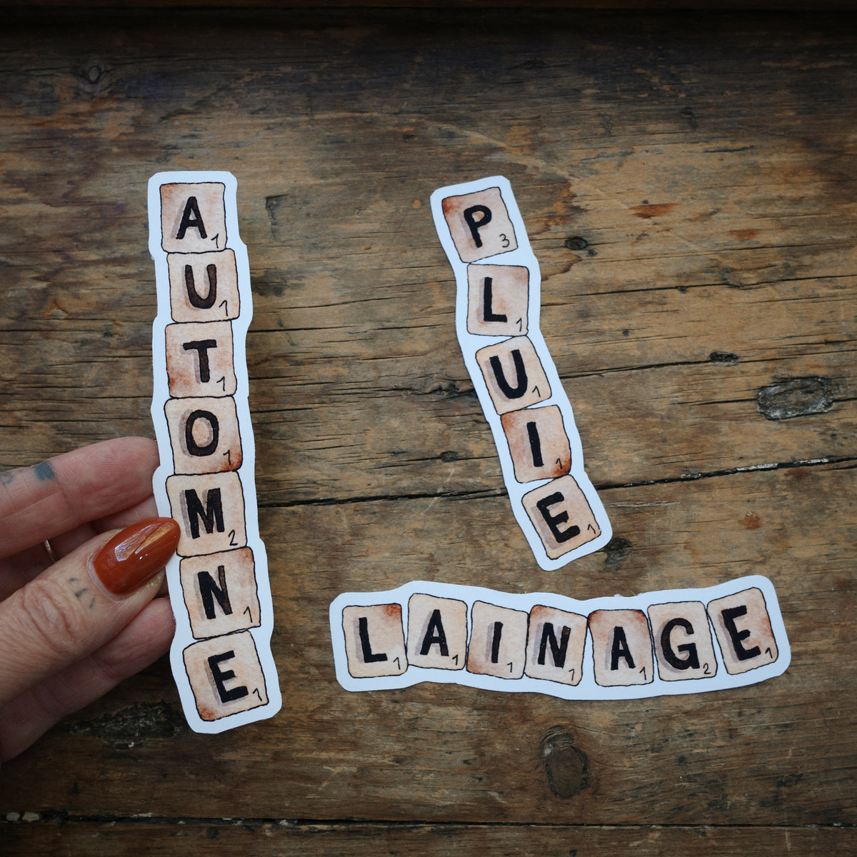 Autocollants - Mots d'automne