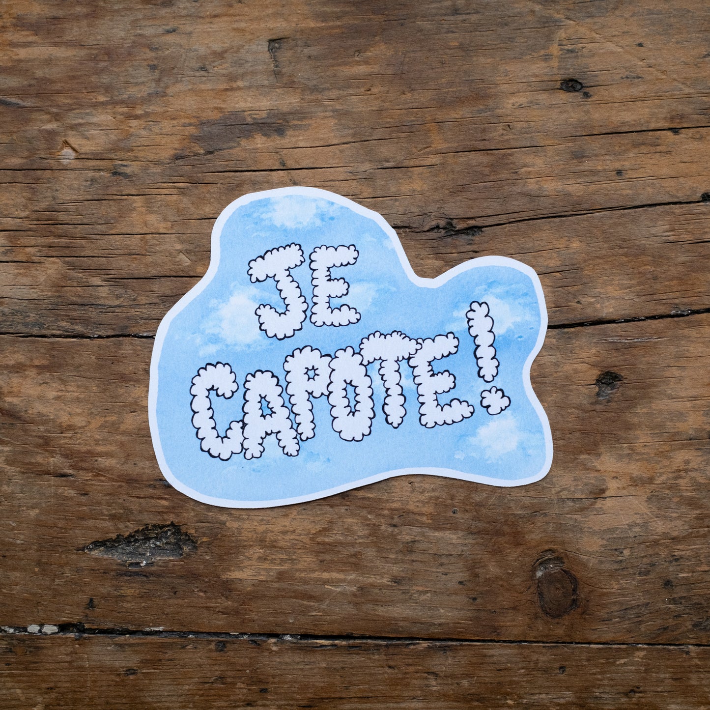 Autocollant - Je Capote !