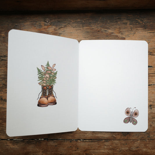 Carte - Bottes et feuillage