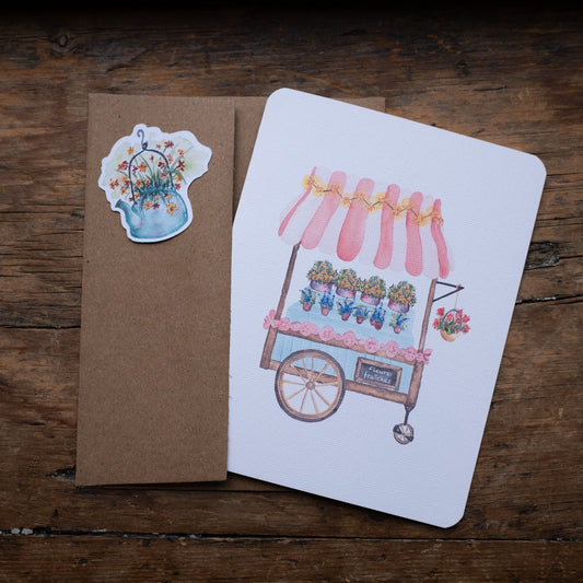 Carte Kiosque de fleurs