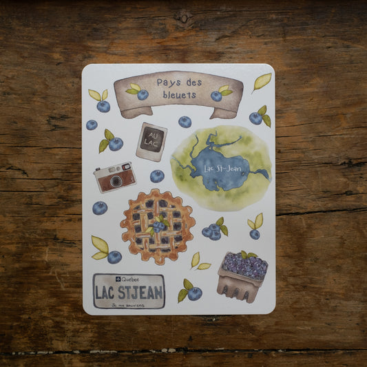 Carte postale - Pays des bleuets