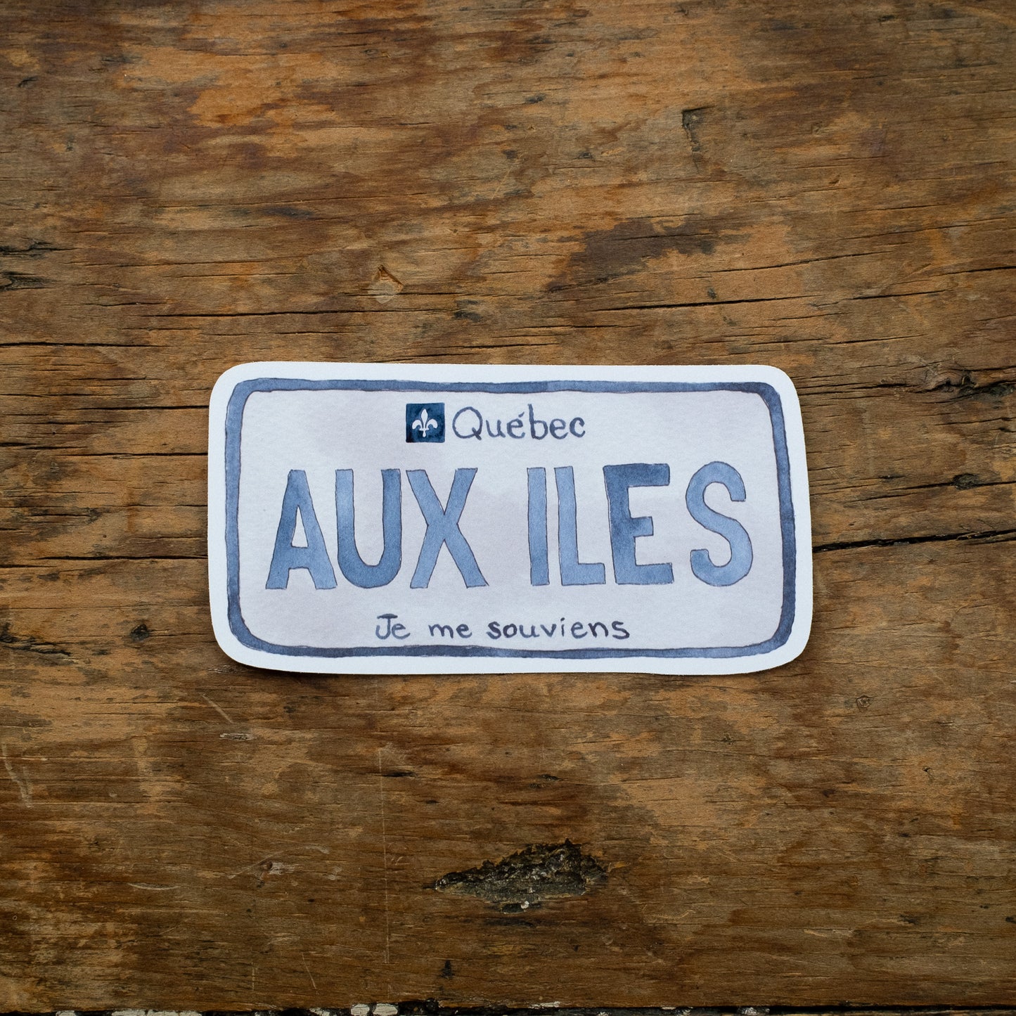 Autocollant - Aux Iles