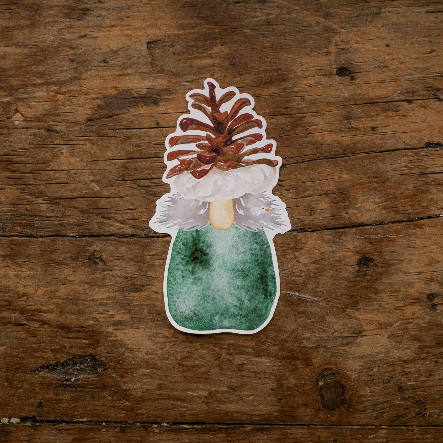 Autocollant - Lutin et son chapeau cocotte