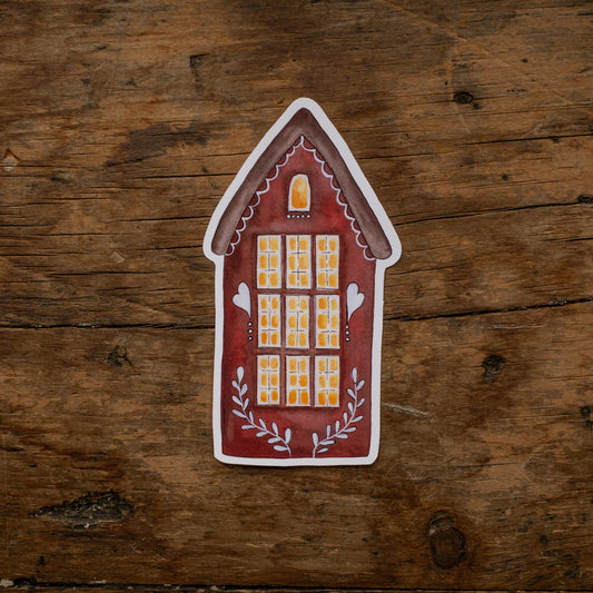 Autocollant - Maison pain d'épices