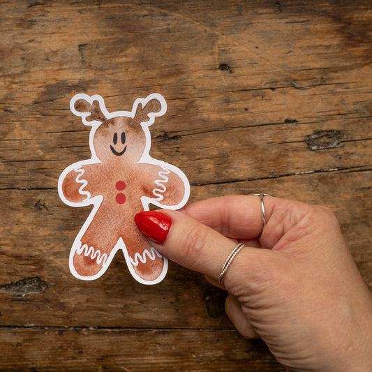 Autocollant - Biscuit pain d'épices panaché