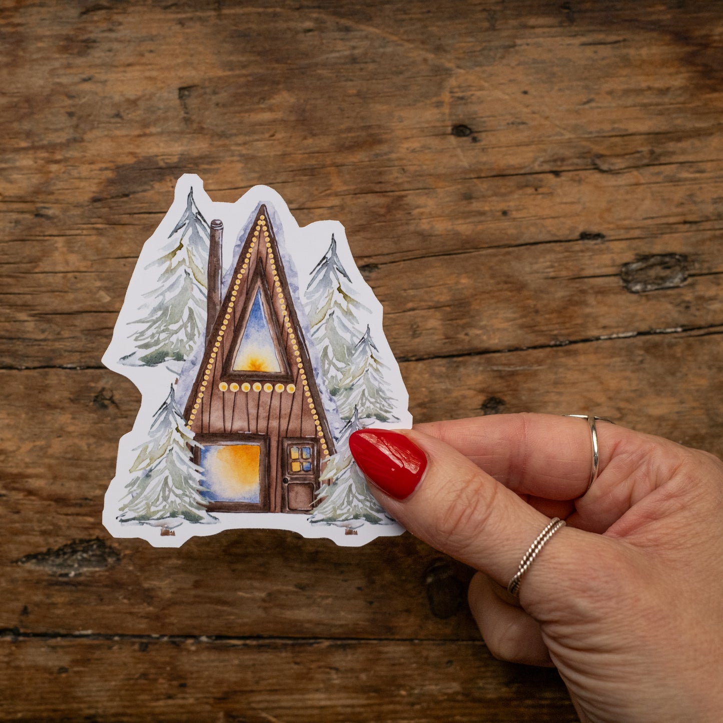 Autocollant - Chalet A-Frame