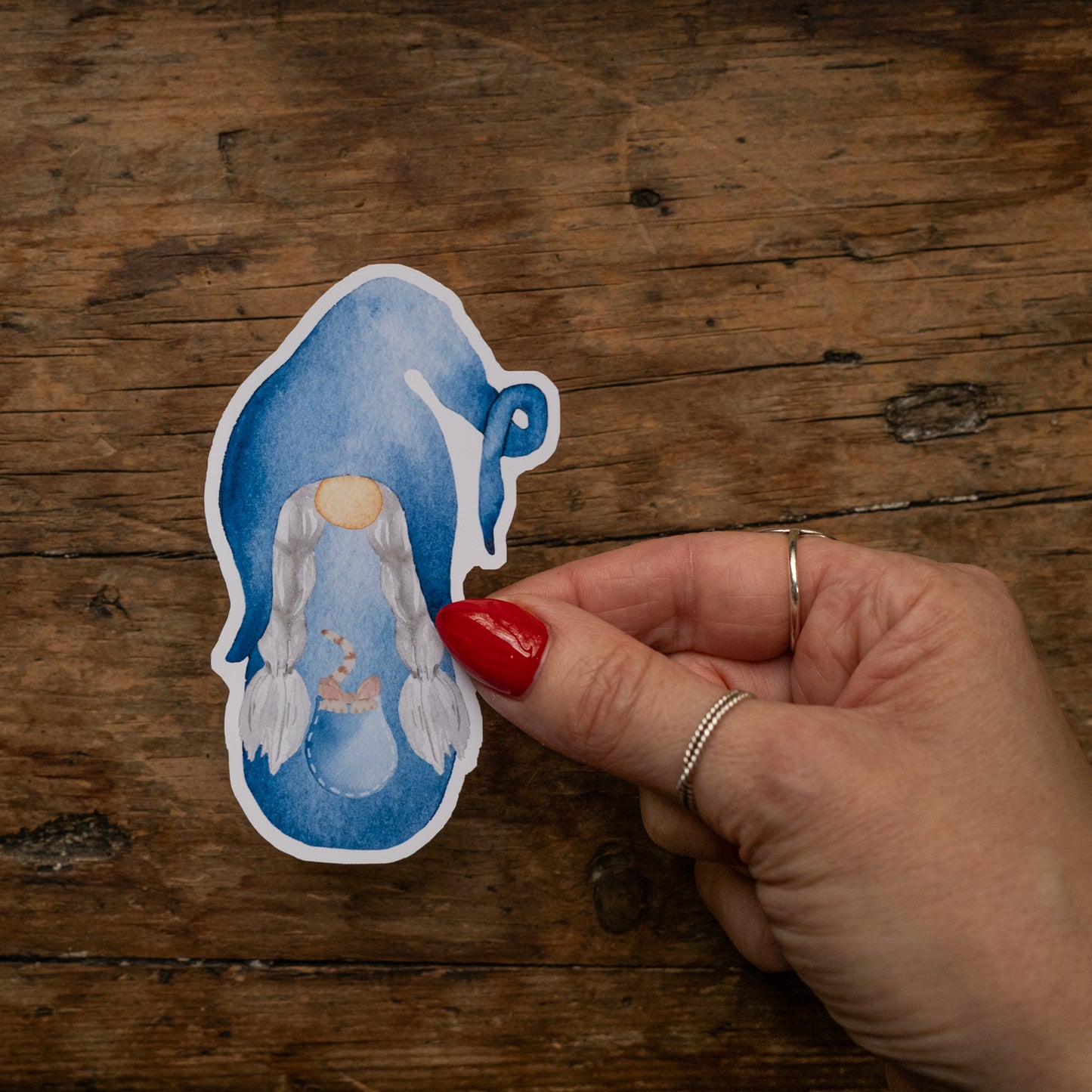 Autocollant - Lutine et son petit chat