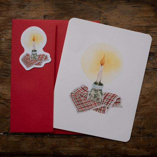 Carte - Lumière de Noël