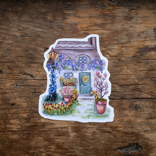 Autocollant - Cottage de printemps