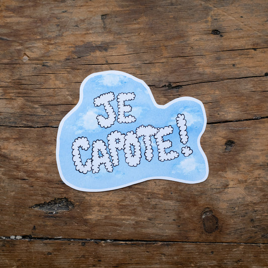 Autocollant - Je Capote !